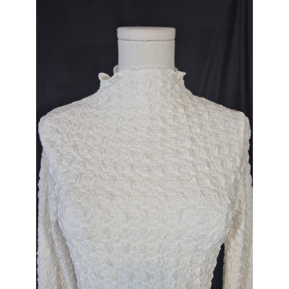 Jason Wu Cream Long Sleeve Top NWT Small - Picture 3 of 10